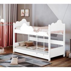 Beliche Solteiro Montessoriana Nuvem ErikaBranco Branco