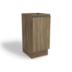 Balcão De Cozinha Maxxi G741 C/ 1 Porta S/ Tampo 40cm Nogal - Kappesberg