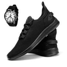 Kit Tênis Masculino Esportivo Academia Corrida Caminhada Musculação Le