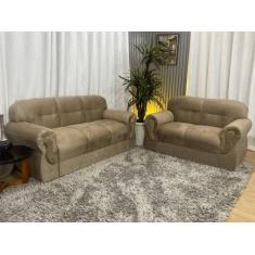 Sofá 2 e 3 Lugares Bege 607 Viena - Alpoim