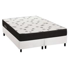 Cama Box Queen: Colchão Espuma D45 Ortobom Light Saúde + Base CRC Cour
