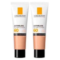 La Roche-Posay Anthelios Ultra Cover Kit com 2 Unidades – Protetor Solar Facial Com Cor FPS60 3.0 –-Unissex