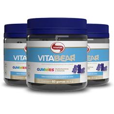 Kit 3 Vita Bear Multivitamínicos 200g Vitafor 60 gomas