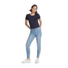 Calça Jeans Feminina Cintura Média Skinny - Hering