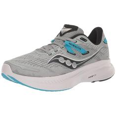 Saucony Tênis masculino Guide 16, Concreto/Viziblue, 39