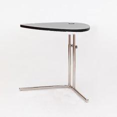 Mesa de centro pequena mesa lateral, mesa de canto para espaços pequenos mesa de destaque ao ar livre pátio mesa de centro para sala de estar quarto varanda escritório, altura ajustável, com pernas de aço inoxidável mesas de canto (Colo