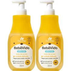 2UN Sabonete Liquido Bebe Vida Leite de Arroz 200ml Davene