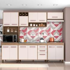 Cozinha Compacta 5 Peças Balcão Pia/Cuba Barcelona Poliman Móveis