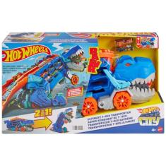 Pista Hot Wheels - Super Reboque de T-Rex - City - HNG50