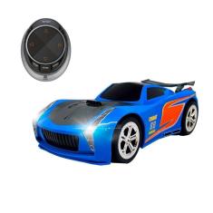 Carrinho De Controle Remoto Smart Voice Azul Dm Toys