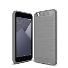Capa para Xiaomi Redmi Note5A, capa de material de fibra de carbono, suave antiderrapante, macia, anti-impressões digitais, capa totalmente protetora para Xiaomi Redmi Note5A