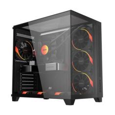 Gabinete Gamer Forcefield Max Black Vulcan - Gffmaxbv - Pcyes