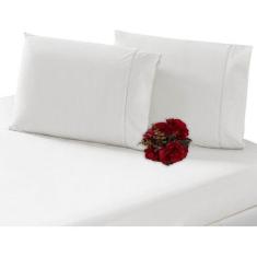 Jogo Lençol King Size 3 Peças 100% Algodão 180 Fios P.palito - INGRID 