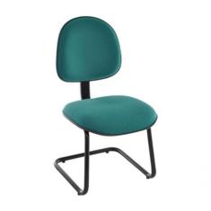 Cadeira Executiva Base Fixa em S Linha Office Economy Verde - OUTRAS M