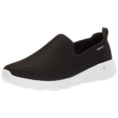 Skechers Tênis feminino Go Walk Joy, Preto/branco, 6 Wide