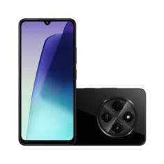 Smartphone Xiaomi Redmi 14C BR 4G Preto 256GB, 4+4GB RAM Virtual, Tela de 6,8’’, MediaTek Helio G81 Ultra e Câmera Traseira Dupla de 50MP