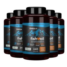5x omega 3 fish oil meg 3 240 cps hf suplementos - HF SUPLEMENTS, POTE