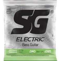 Encordoamento Corda 040 Contra-baixo 4 Cordas Sg Níquel