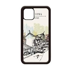 Capa Temple Natural Scene Li Jiang China para iPhone 11 Pro Max para Apple Mobile Case Shell