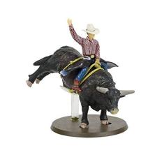 Big Country Toys Lane Frost & Red Rock - 1:20 Escala - Colecionável - Brinquedos de Rodeio & Estatuetas