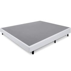 Cama Box Casal Anti Refluxo Branco Inclinada 138x188cm BF Colchões