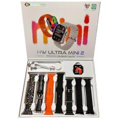 Relogio Smartwatch Hw Ultra Mini2 41mm +7 Pulseiras Com Chat GPT - Preto-Unissex
