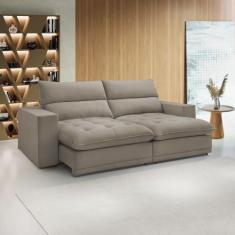 Sofá Retrátil e Reclinável 250cm Martinho Veludo - Celflex