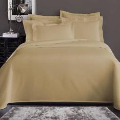 Jogo de Cama Queen 600 Fios 100% Algodão Egípcio - 4 Peças - Casa Di V