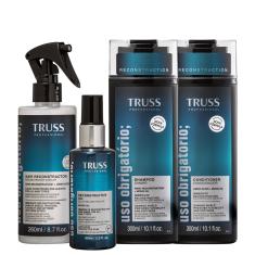 Kit TRUSS Uso Obrigatório Antiafinamento (4 Produtos)