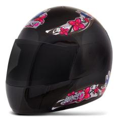 Capacete Fechado Moto Liberty 4 Girls Viseira Fumê Pro Tork Feminino S