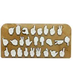 Alfabeto em Libras Brinquedo Educativo e Pedagógico - TRALALA