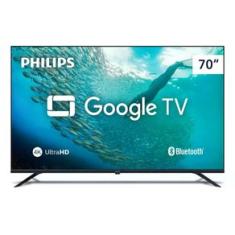 Smart Tv Philips 70 4k Google Tv Comando De Voz 70pug7019