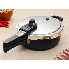 Panela De Pressão 3 Litros Eterna Nigro Antiaderente Preta, 3L, Preto