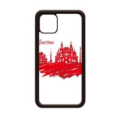 Capa para iPhone 12 Pro Max Catedral Vermelha de Moscou para Apple Mini Mobile Case