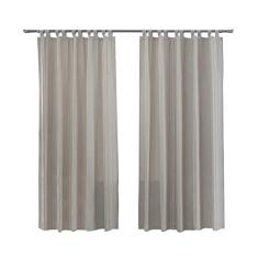 Cortina para Sala Fio Tinto 2,20 x 1,80 m Com Passante Chocolate Sultan