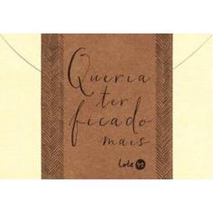 Queria Ter Ficado Mais