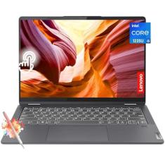 Lenovo Laptop Flex 5i 35.6 cm FHD Touchscreen 2 em 1, Intel Core i5-1235U, 8 GB de memória, SSD PCIe de 512 GB, placa de vídeo Intel Iris Xe, SSD de 512 GB, Thunderbolt 4, impressão digital, webcam,