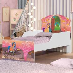 Cama Infantil Mundo Dos Unicórnios Com Colchão