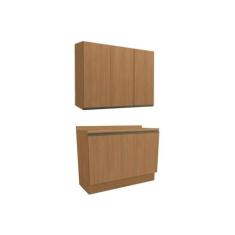 Cozinha Completa Maxxi 3 Peças (1Aéreo+1Balcão+1Complemento) C3P36 Can