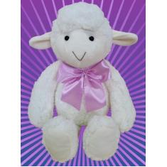 Ovelha pelúcia fofinha decoracão nicho menino menina bebê laços variad