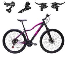 Bicicleta Aro 29 KSW MWZA 24 Velocidades MTB Alumínio Câmbios E Trocad