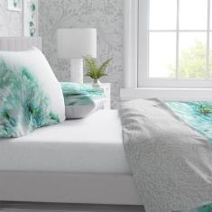 Lençol Percal Mais 2 Fronhas Flowers Tiffany - ESPAÇO CASA CENÁRIO, SO