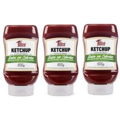 Kit com 3 Ketchup Mrs Taste Zero Calorias 350g