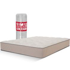 Colchão Queen Molas Ensacadas Dupla Face Espuma hr a Vácuo 158x198cm bf Colchões