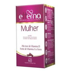 Suplemento Etterna Mulher 60 caps - Vitaminas d, A e Ferro