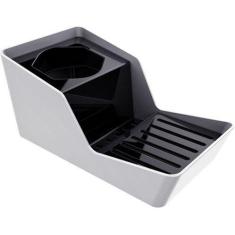 Organizador de Pia para Detergente e Esponja Branco - Crippa, Preto