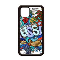 Ilustração de cassino acordeão de inverno Rússia para iPhone 12 Pro Max capa para Apple Mini Mobile Case Shell