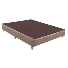 Base Sommier Linho Casal 138x188x23cm Ortobom Bege