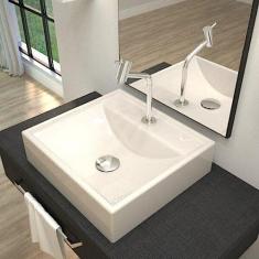 Kit Cuba Q39 com Torneira Pratika 1060 Metal e Válvula Click1 Pol. Compace Bege