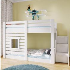 Beliche Montessoriano Star Plus com Janela Casatema Branco